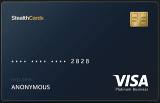 StealthCards - Physical Non-KYC Crypto Card logo