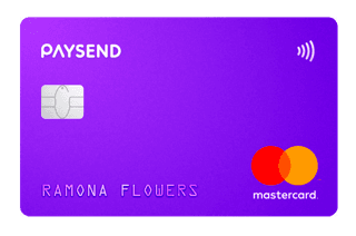 Physical Paysend Mastercard logo